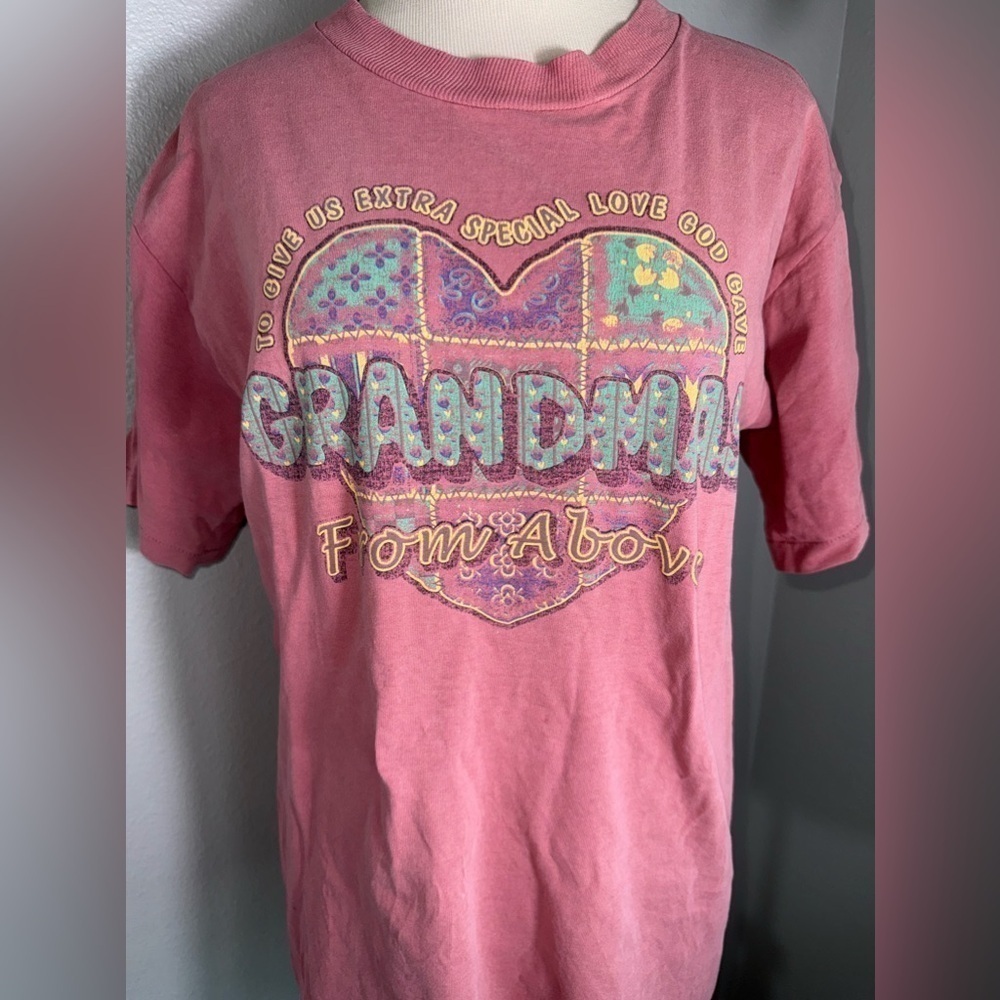 VINTAGE H.L MILLER TEE USA SINGLE STITCH GRANDMA SHIRT USA size medium -graphic